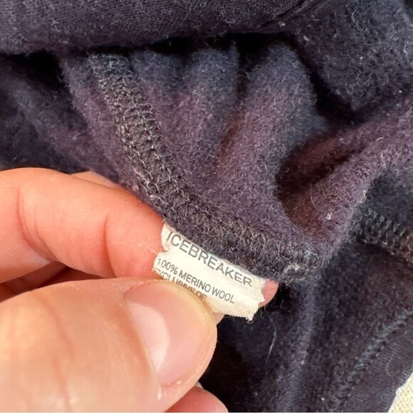 Icebreaker Jacket Women's Large Merino Wool Cascade Full Zip Fleece FLAWED!!! - Picture 6 of 8